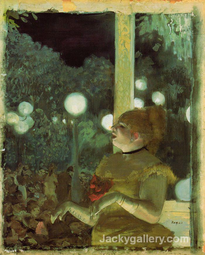 Cafe Concert- The Song of the Dog by Edgar Degas paintings reproduction